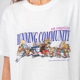 L&L – Astérix Running Community – '89 Band T-Shirt white