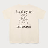 TPG – Catharsis Pratiquez votre enthousiasme – T-shirt blanc