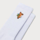 L&amp;L – Mouse Limo – Chaussettes de sport '90 blanches