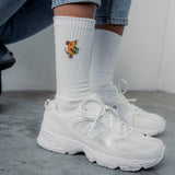 L&amp;L – Mouse Limo – Chaussettes de sport '90 blanches